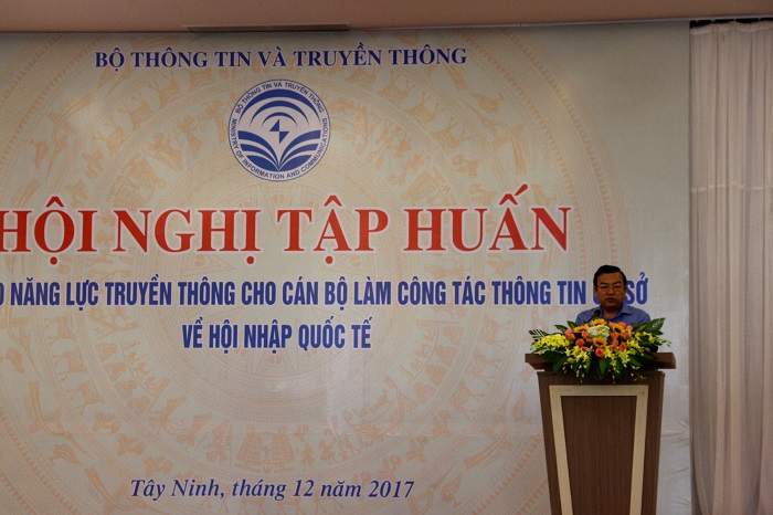 Tập huấn công tác truyền thông về hội nhập quốc tế 2017